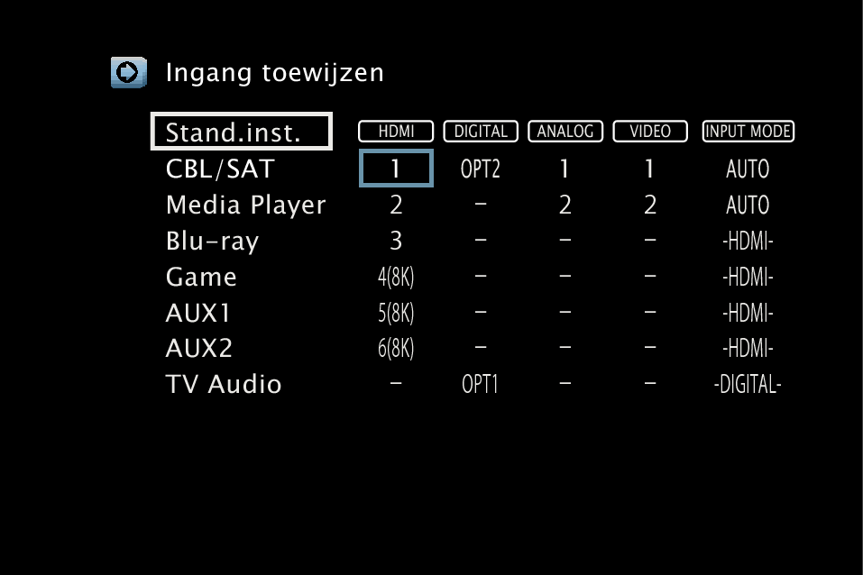 GUI InputAssign S76E2